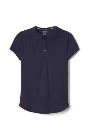 Short Sleeve Performance Polo with Peter Pan Collar
