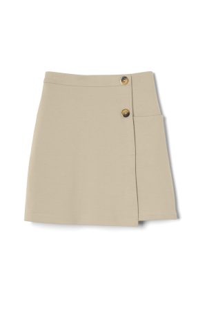 Pull-On Stretch Ponte Skort with Pocket - FINAL SALE