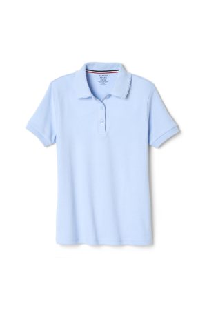 Girls Short Sleeve Interlock Polo - FINAL SALE