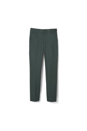 Green Flat Front Double Knee Pant - FINAL SALE